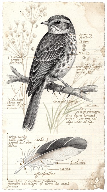 Free Vintage Bird Study Image - Bird, Songbird, Sketch | Download at ...