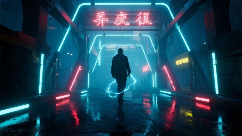 Neon Ai Works Free Neon Rain Walker Image - Cyberpunk, Neon, Rainstorm | Download at ...