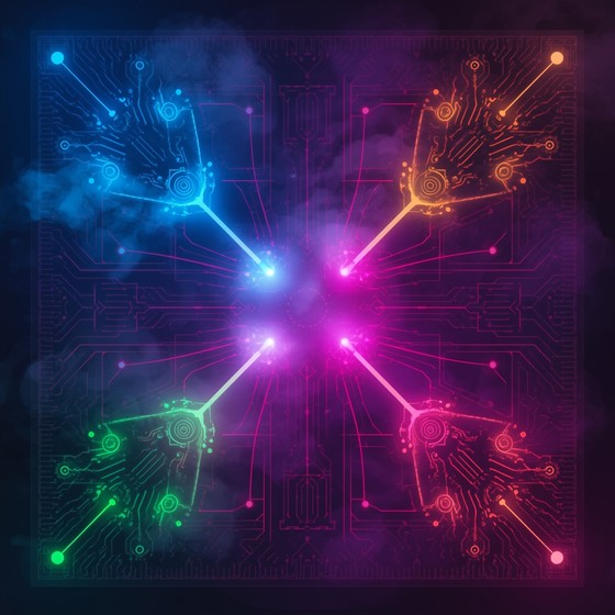 Neon Operating System Free Connected Neon Systems Photo - Cyberpunk, Neon, Technology ...