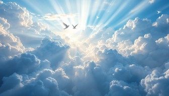 Free Divine Light Breakthrough Image - Clouds, Sky, Sunbeams | Download ...