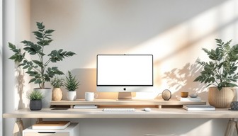Free Minimal Desktop Setup Image - Minimal, Workspace, Modern ...