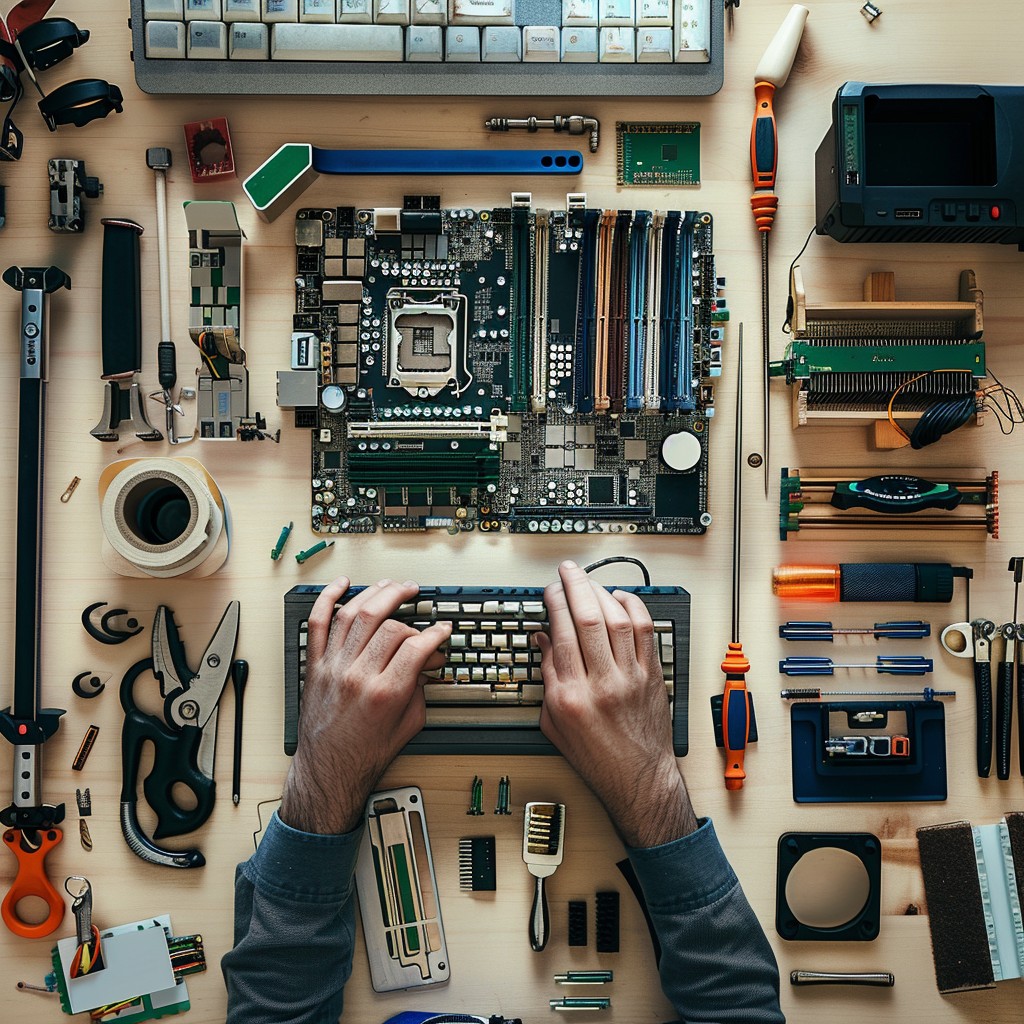 Free Tech Workspace Setup Image - Technology, Workspace, Gadgets ...