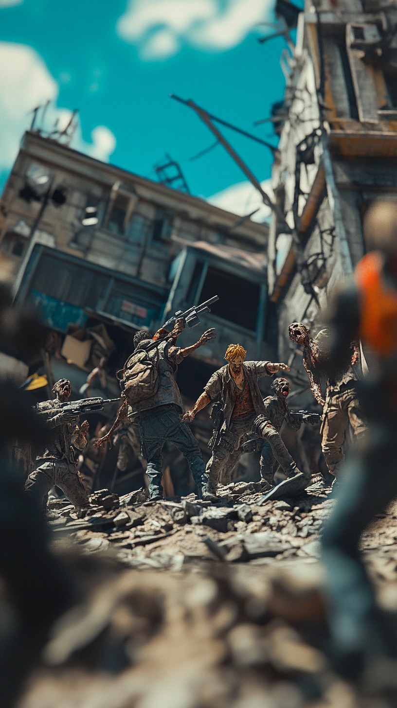 Grotesque Zombie Free Zombies attacking fiercely Image | Download at StockCake