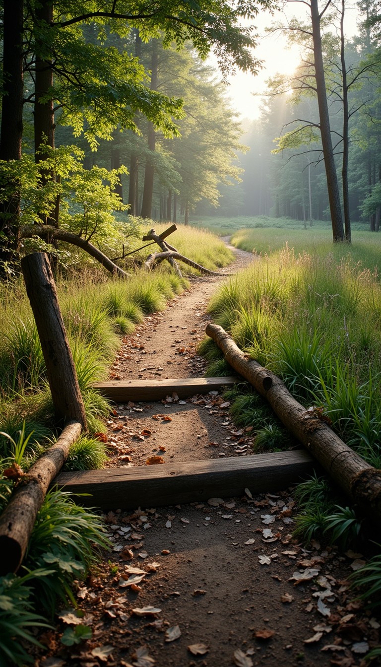 Free Misty Forest Path Image - Forest, Path, Trail | Download at StockCake