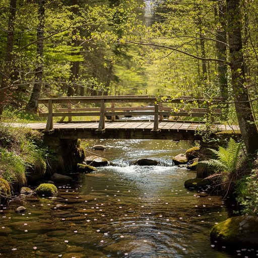 Forest Bridge Spring Free Forest Bridge Serenity Image - Bridge, Forest, Stream | Download ...