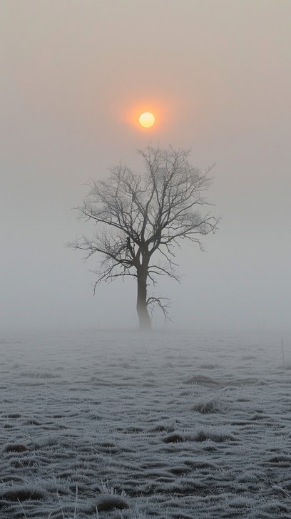 Free Misty Sunrise Solitude Image | Download at StockCake
