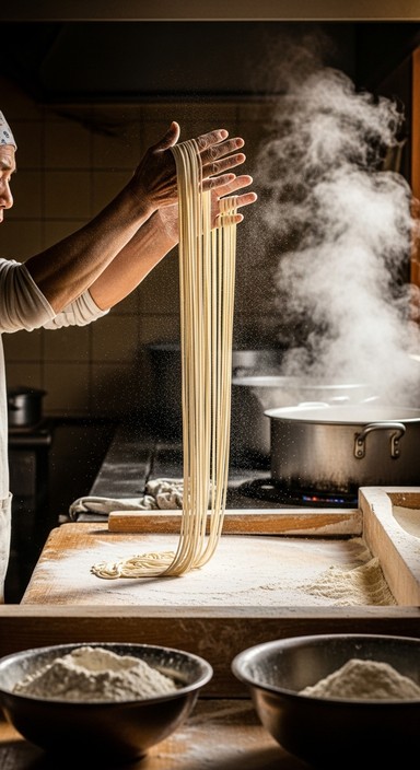 Noodle Making Rustic Free Traditional noodle crafting Image - Noodles, Pasta, Cooking ...