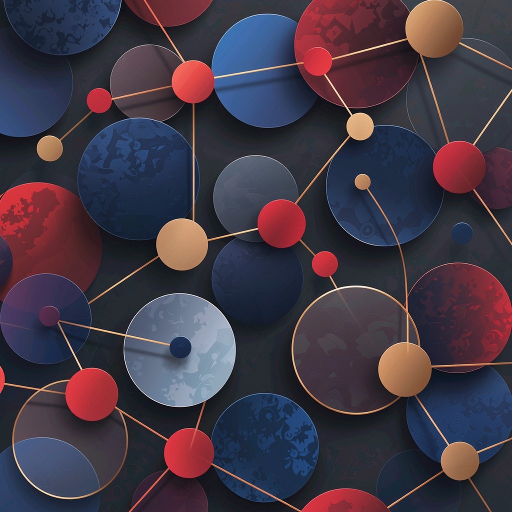 Free Connected Network Design Image - Abstract, Geometric, Network ...