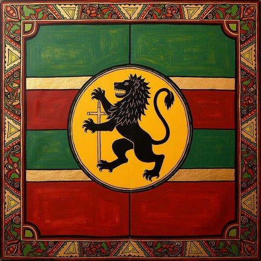 Free Rasta Lion Heritage Image - Lion, Rastafarian, Ethiopian ...