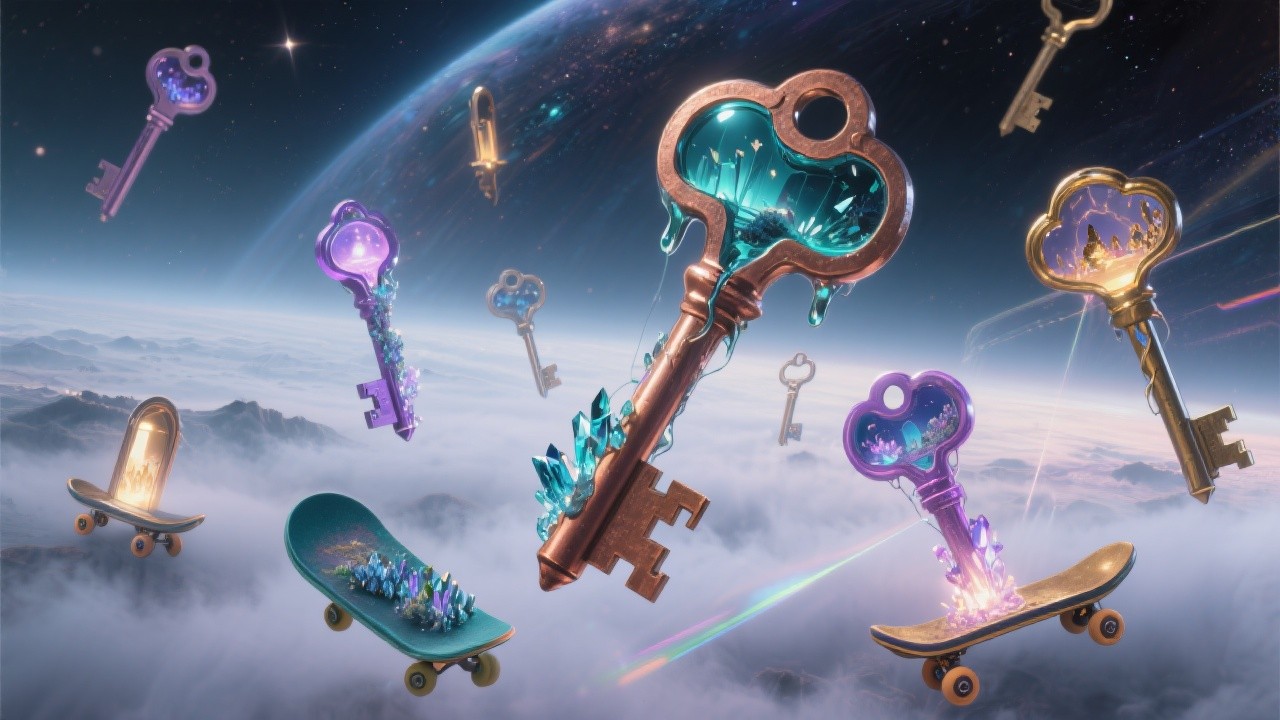 Free Cosmic Key Portals Image - Keys, Cosmic, Dreamlike | Download at ...