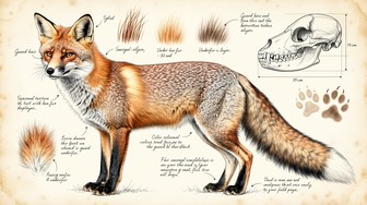 Free Fox Anatomy Study Image - Fox, Anatomy, Illustration | Download at ...