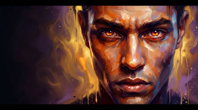 Free Fierce Determination Portrait Image - Portrait, Painting ...