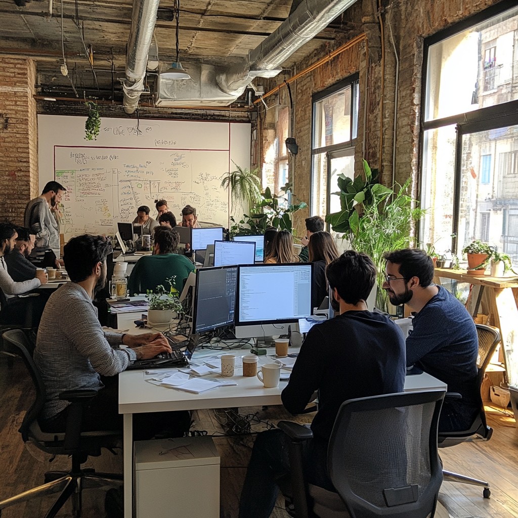 Free Busy office space Image - Office, Business, Teamwork | Download at ...