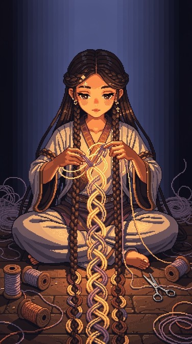 Free Weaving Golden Dreams Image - Pixel, Pixelart, Retro | Download at ...