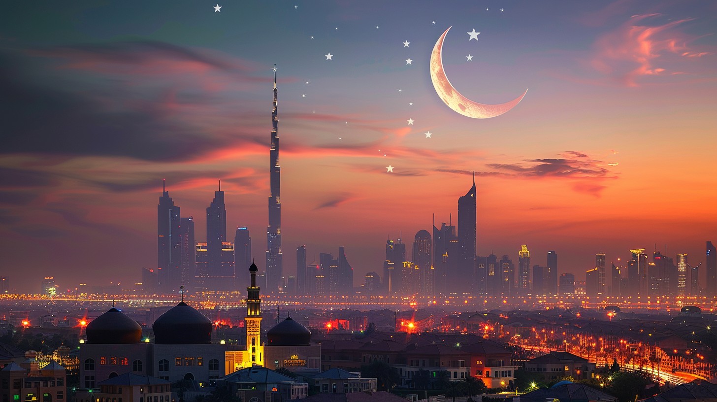 Free Dreamy Cityscape Night Image - Cityscape, Twilight, Crescent ...