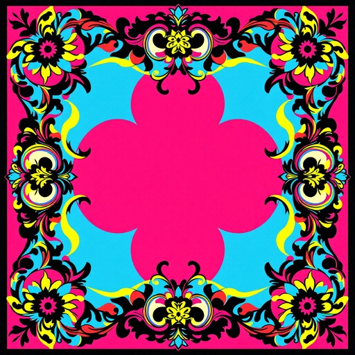 Pop Design Border Line Design Free Pop Art Border Image - Popart, Border, Frame | Download at StockCake