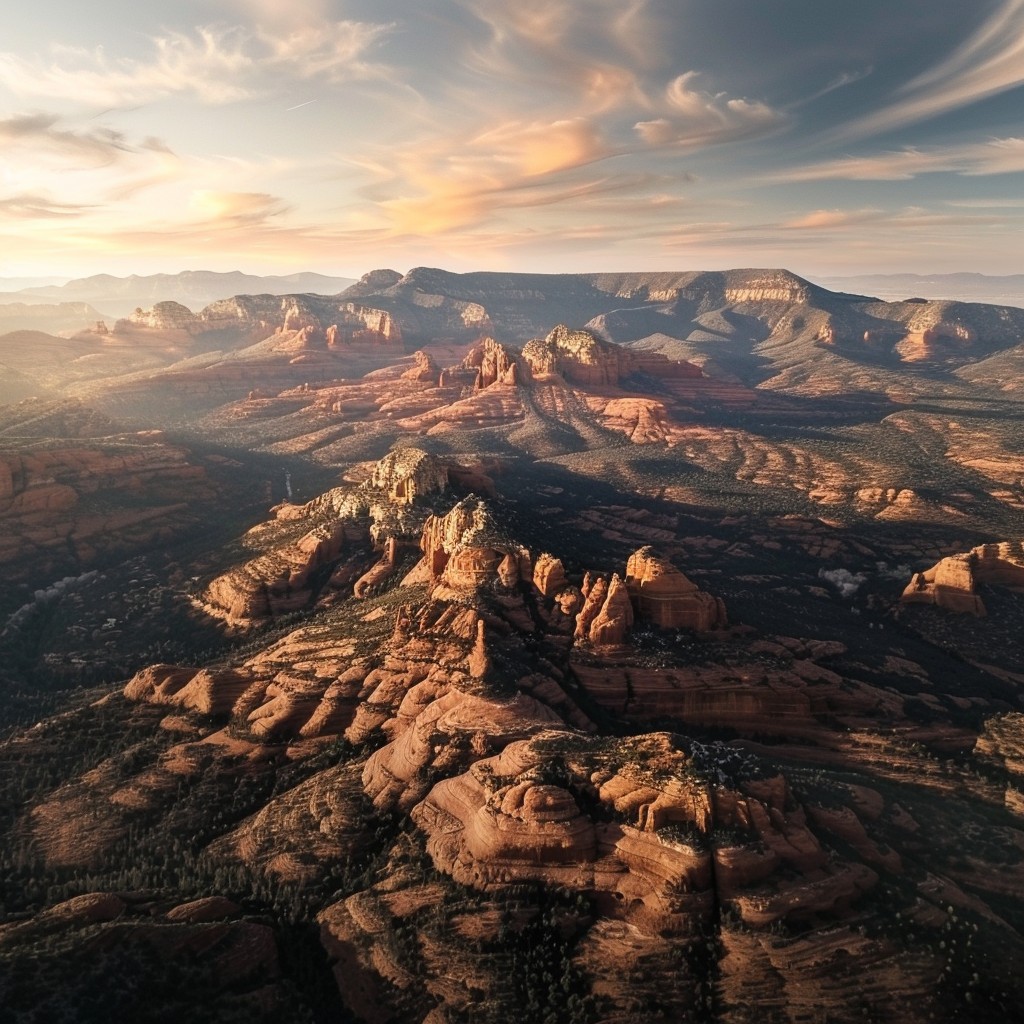 Spectacuar View Free Spectacular Aerial View Image - Aerial, Sunset, Mountains ...