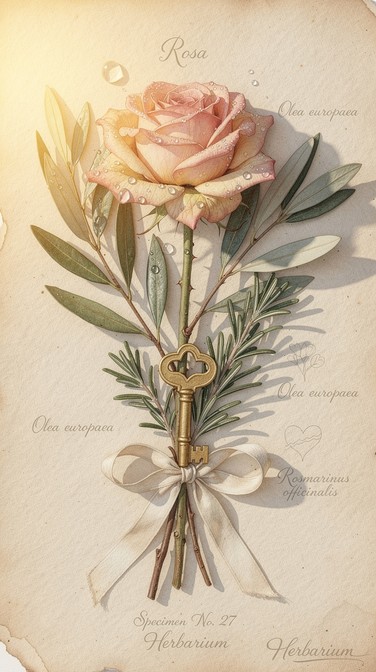 Free Botanical Key Illustration Image - Botanical, Key, Skeleton ...