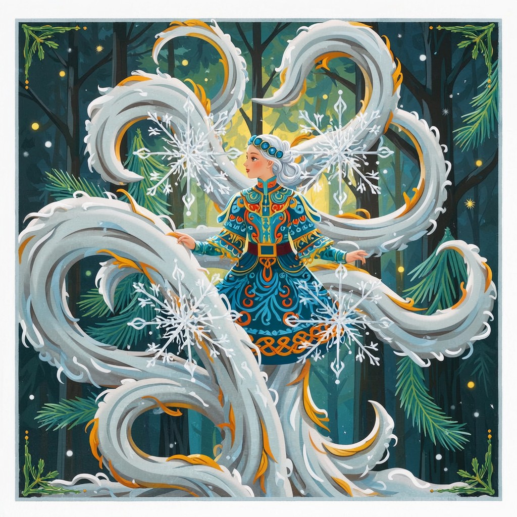 Free Ethereal Winter Elf Image - Elf, Winter, Frost | Download at StockCake