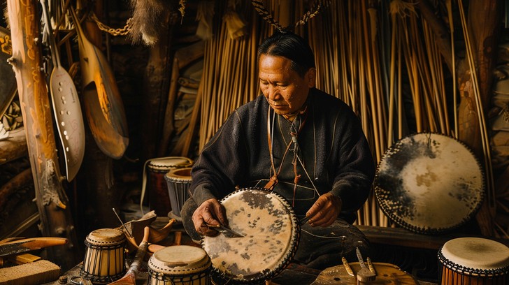 Free Crafting Traditional Drums Image - Artisan, Workshop, Drums ...