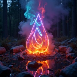 Magic Forest Fire Free Mystical Forest Fire Image - Campfire, Forest, Flames | Download ...