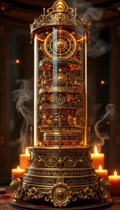 Free Mechanical Prayer Devotion Image - Steampunk, Clockwork, Brass ...