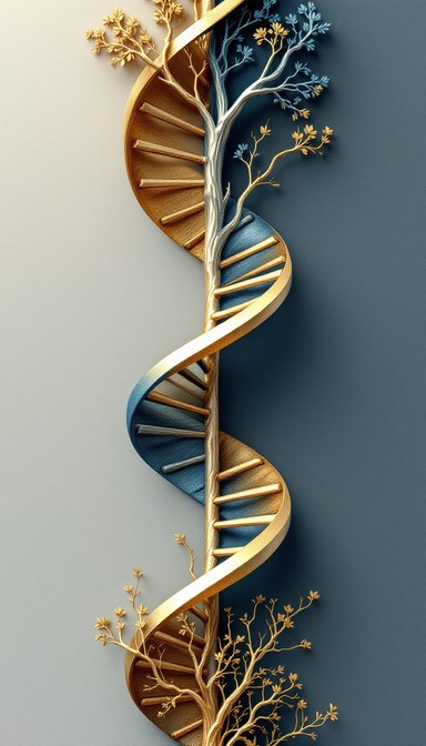 Dna Tree Cool Free DNA Becomes Nature Image - Dna, Helix, Tree | Download at StockCake