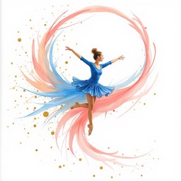 Free Dance of Colors Image - Dancer, Watercolor, Ballet | Download at ...