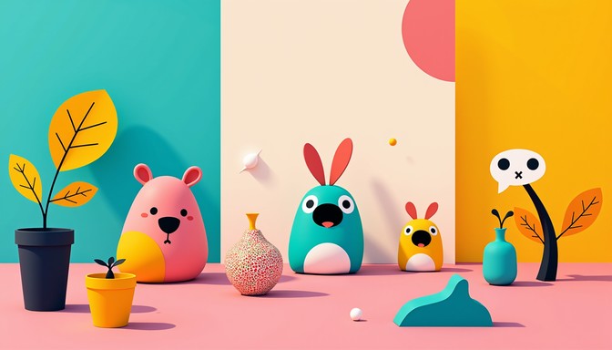 Fun Figure Col9ur In Free Colorful Character Friends Image - Cartoon, Figurines, Toys ...