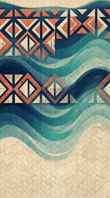 Free Oceanic Pattern Design Image - Oceanic, Polynesian, Geometric ...