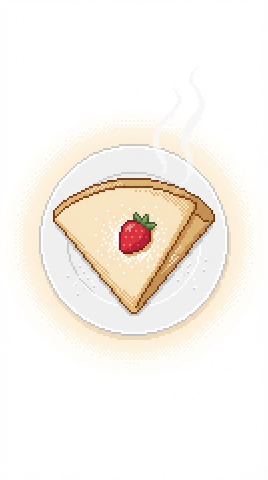 Free Pixelated Breakfast Bliss Image - Breakfast, Crepe, Pancake ...