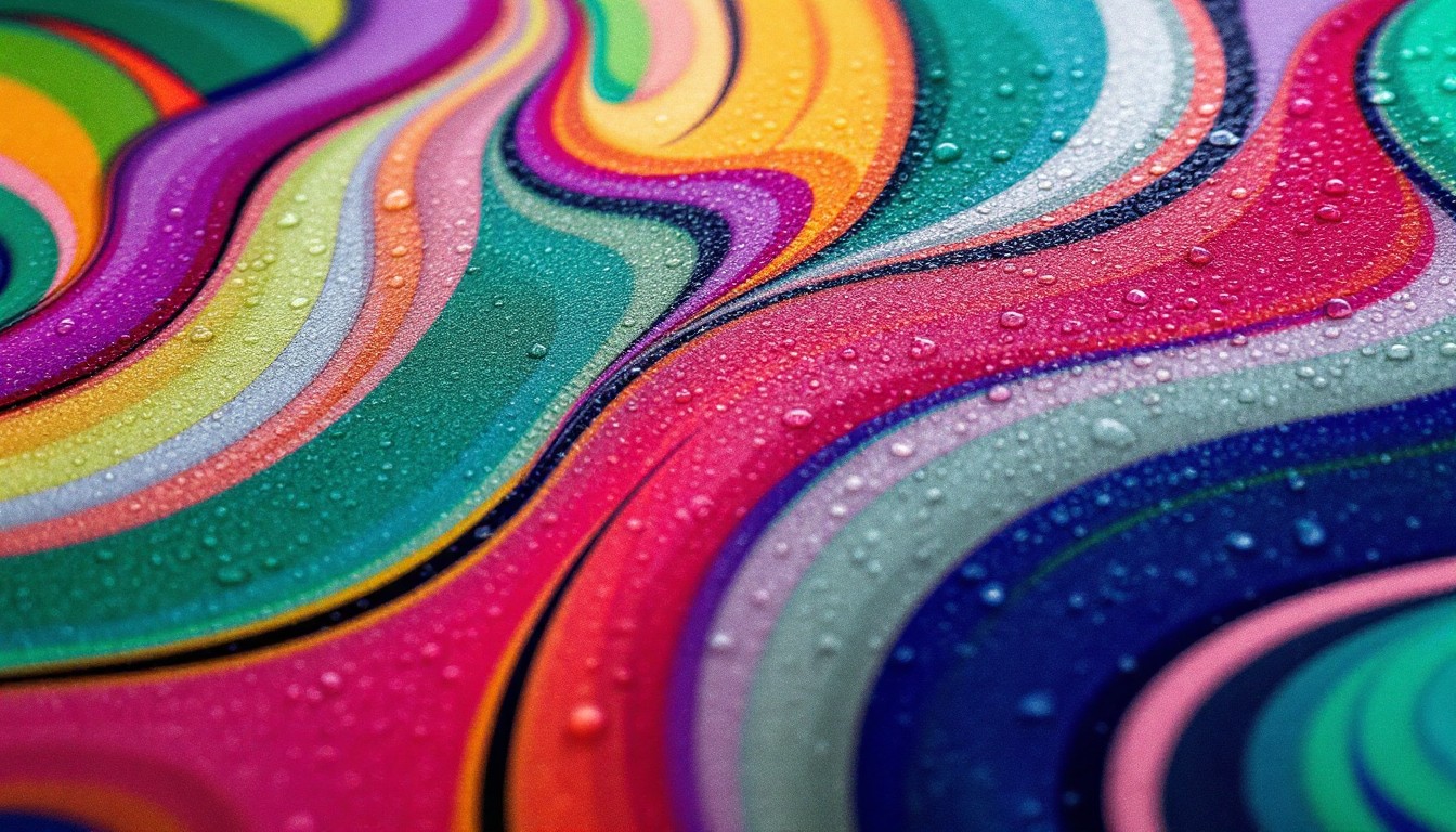 Free Colorful Dewy Swirls Image - Abstract, Colorful, Vibrant ...