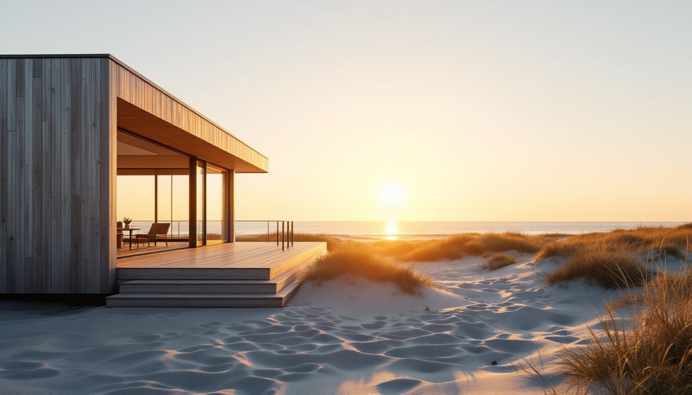 Free Sunset Beach House Image - Modern, Coastal, Sunset | Download at ...