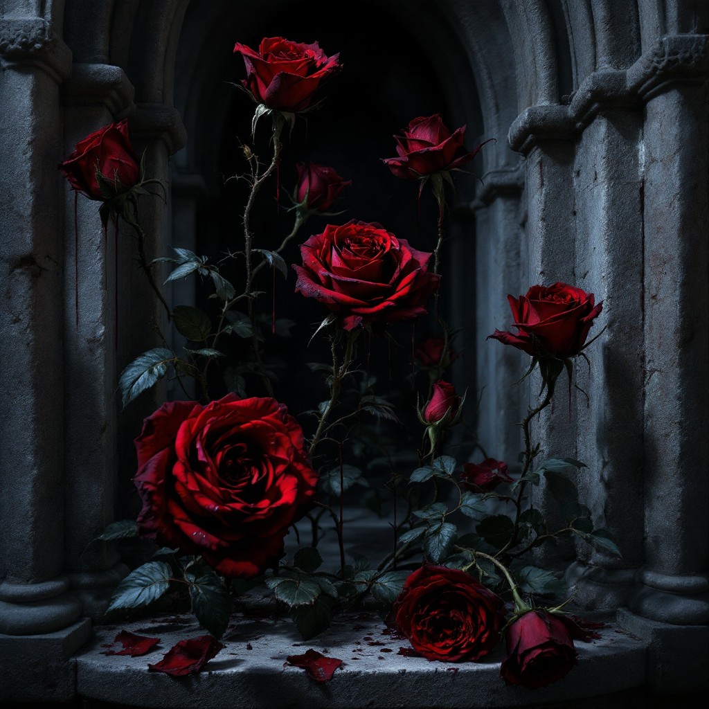 Free Gothic Rose Cathedral Image - Gothic, Roses, Dark | Download at ...
