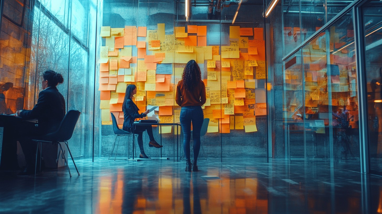 Work Reflection Images Free Office brainstorming session Image - Office, Brainstorming, Notes ...