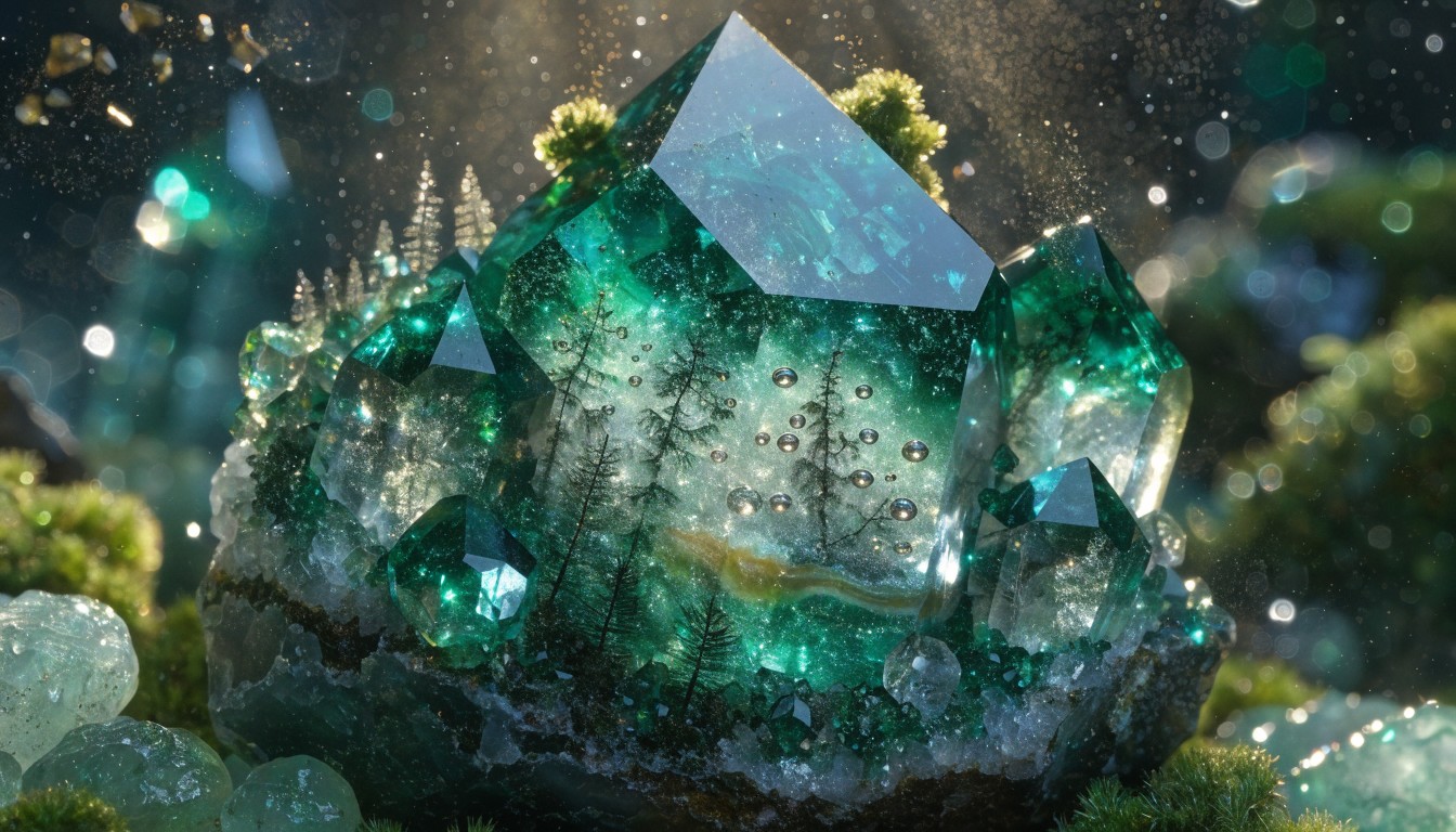 Free Enchanted Crystal Forest Image - Tourmaline, Crystal, Gemstone ...