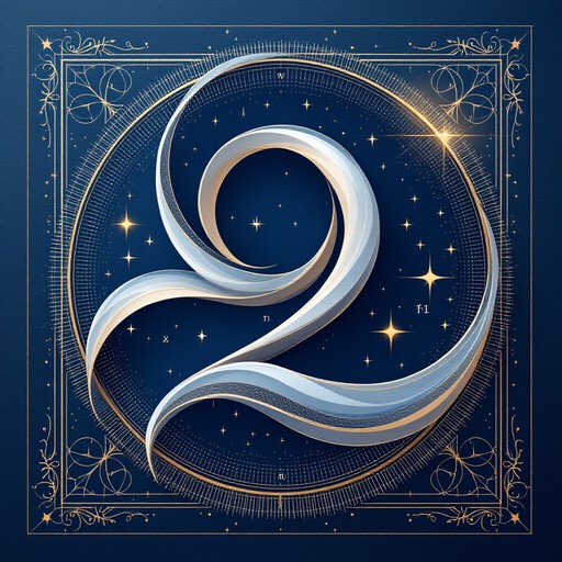 Number 2 Silver Ribon Free Elegant Mathematical Ribbon Image - Number, Two, Möbius | Download ...