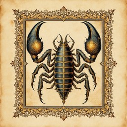 Free Medieval Scorpion Illustration Image - Scorpion, Medieval ...