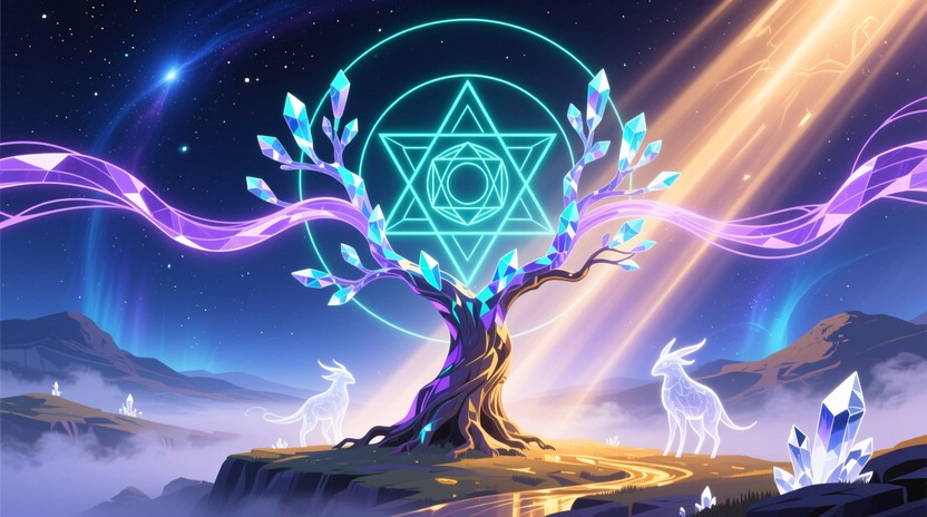Free Mystic Energy Tree Image - Magical, Crystal, Tree | Download at ...