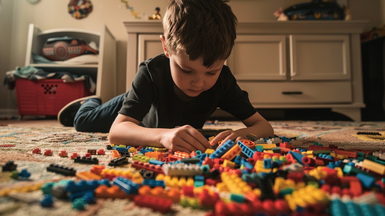 Free Child plays Legos Image - Child, Legos, Playing | Download at ...