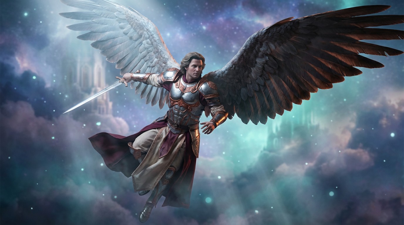 Free Celestial Warrior Guardian Image - Angel, Warrior, Wings ...