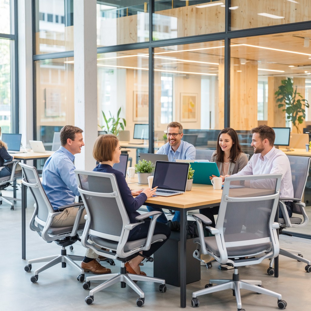 Free Collaborative Team Meeting Image - Office, Teamwork, Collaboration ...