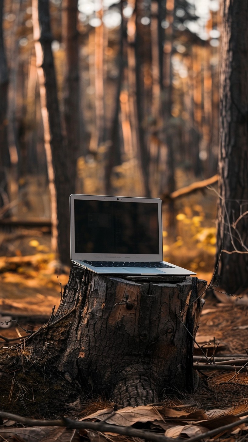 Forest Computer Tech Room Free Forest Office Setup Image - Forest, Laptop, Technology | Download ...