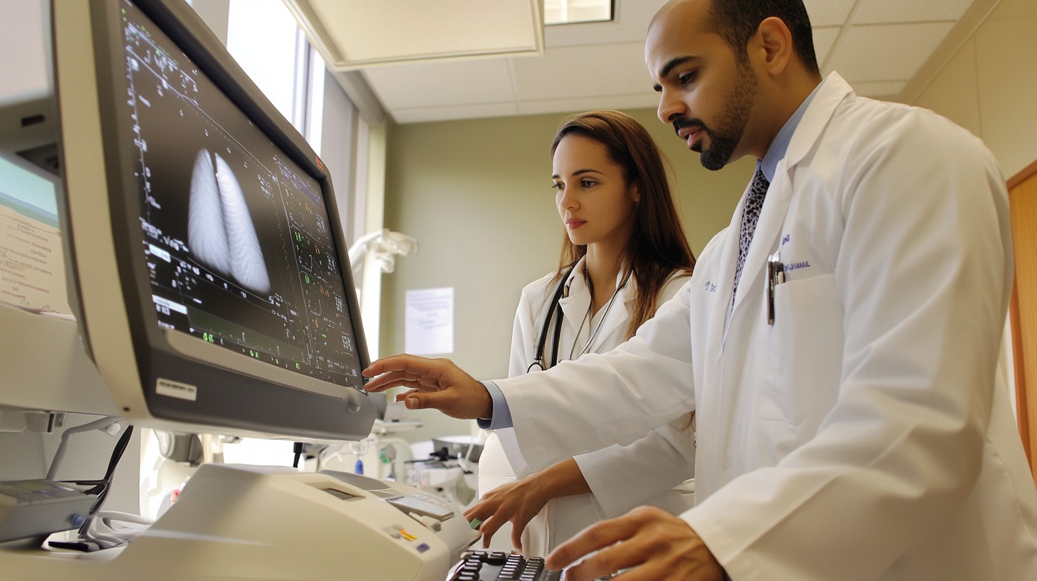 Scan Me Doctor Free Doctors Analyzing Scan Image - Healthcare, Doctors, Technology ...