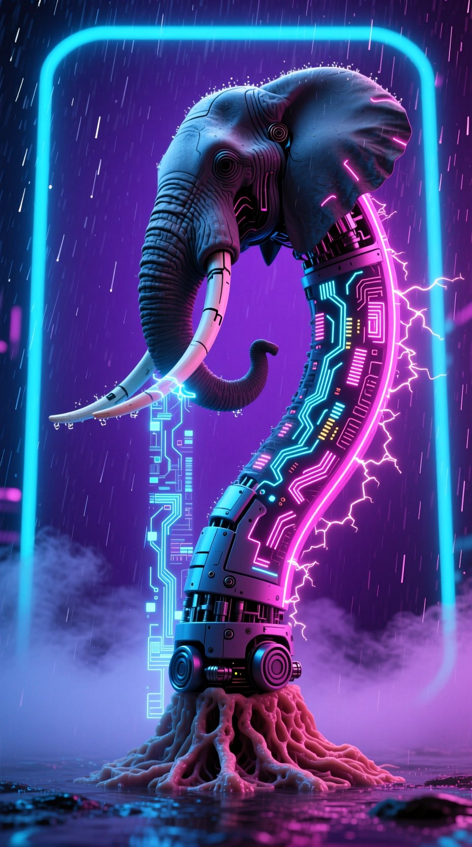 Trunk Ecomorph Color Free Techno-Organic Trunk Image - Cyberpunk, Biomechanical, Elephant ...