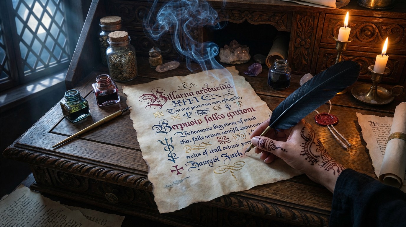 Free Ancient Spell Writing Photo - Magic, Parchment, Spell | Download ...