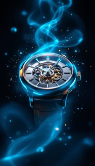 Free Mystical Floating Watch Image - Watch, Timepiece, Luminescent ...