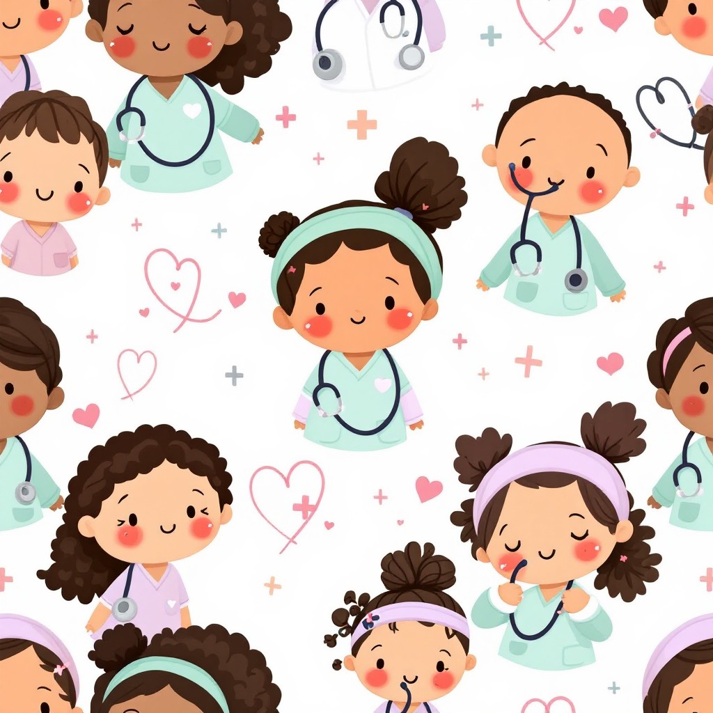 Free Cute Medical Pattern Image - Kawaii, Medical, Chibi | Download at ...