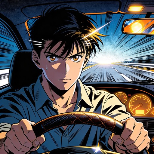 Free Anime Driver Perspective Image - Anime, Manga, Illustration ...