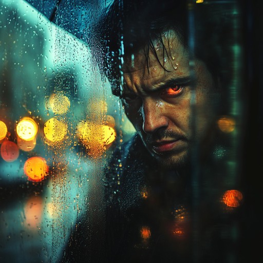 Free Rainy Night Stare Image - Man, Rain, Night | Download at StockCake
